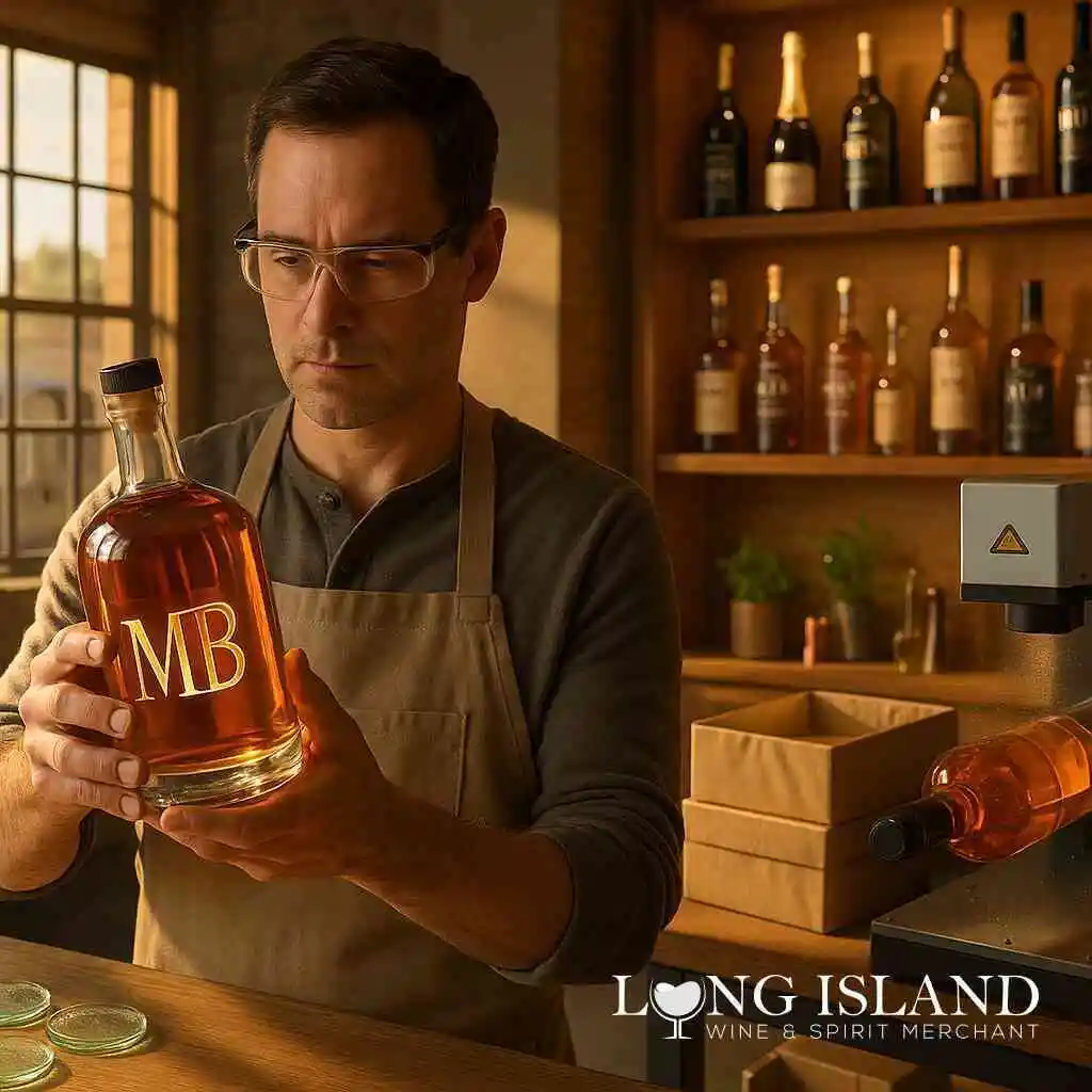 How Long Island Liquor Store Elevates Bottle Engraving Art