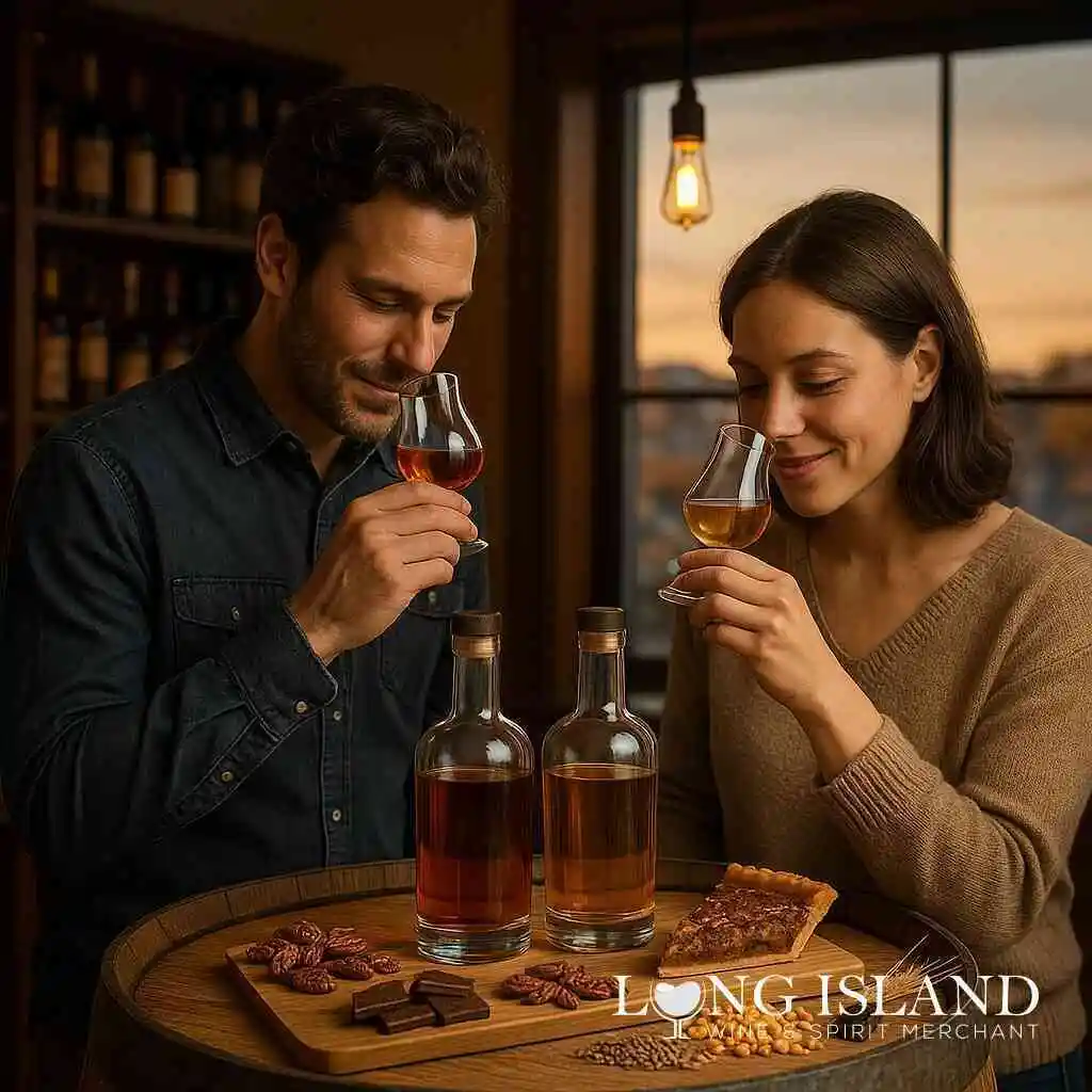 Compare Bourbon vs Rye at Long Island Liquor Store