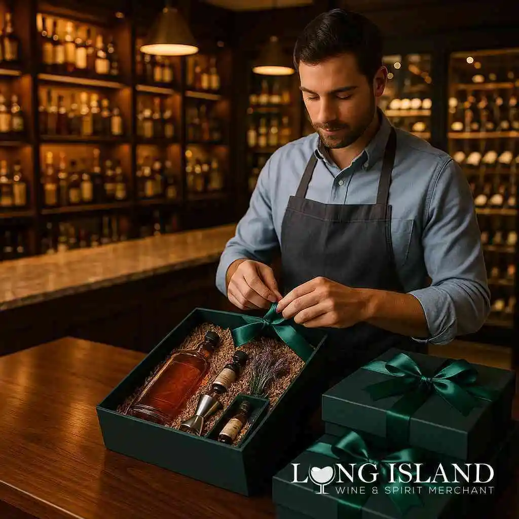 How Long Island Liquor Store Crafts Luxury Bottle Gift Boxes