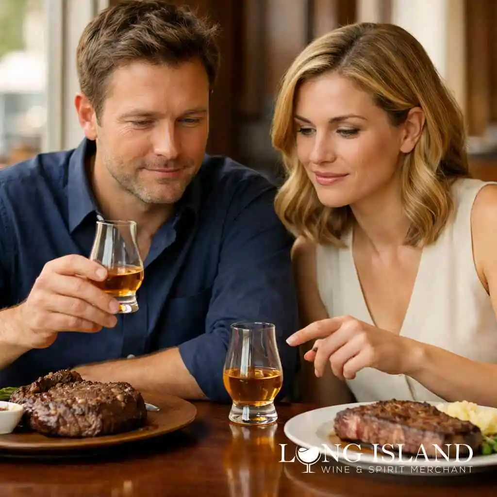 Scotch pairing with New York strip when you want structure, spice, and a clean finish — Long Island Liquor Store