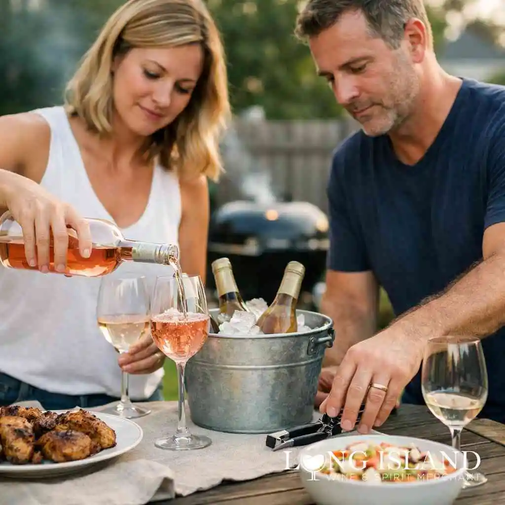Pinot noir and cabernet when the cookout turns into steak, burgers, and charred vegetables — Long Island Liquor Store