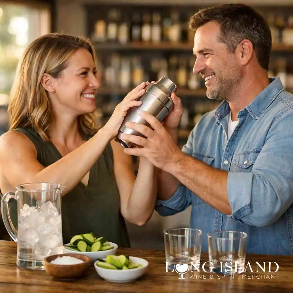 5. The gin and sparkling wine cooler that turns snacks into a proper spread — Long Island Liquor Store