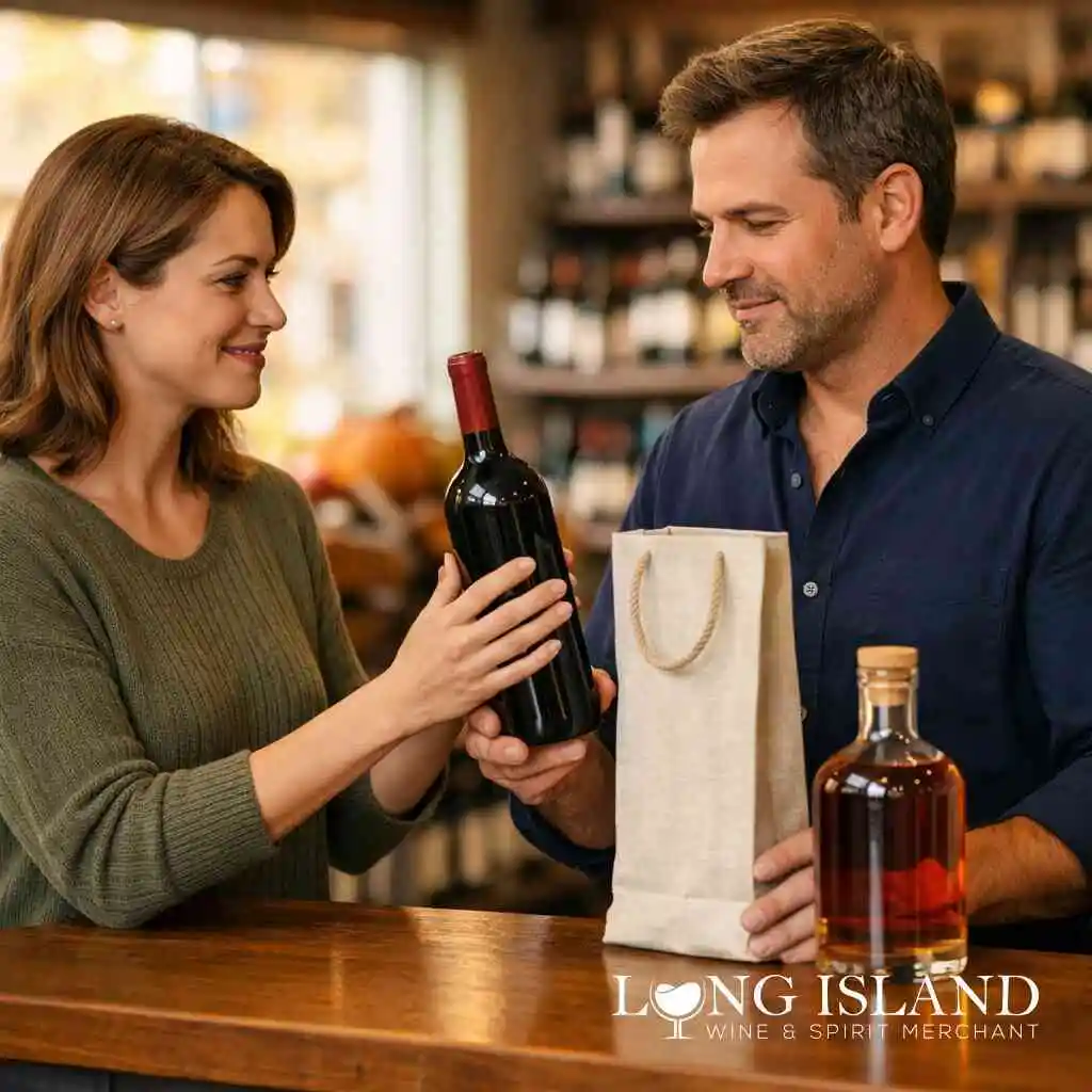 Using custom cases of wine and bottle engraving to make holiday spirits and client gifts more personal — Long Island Liq